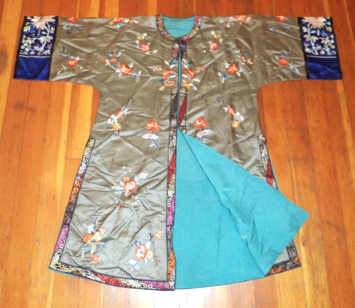 丝绸和织物蓝色1900-1940 亚洲古董| eBay