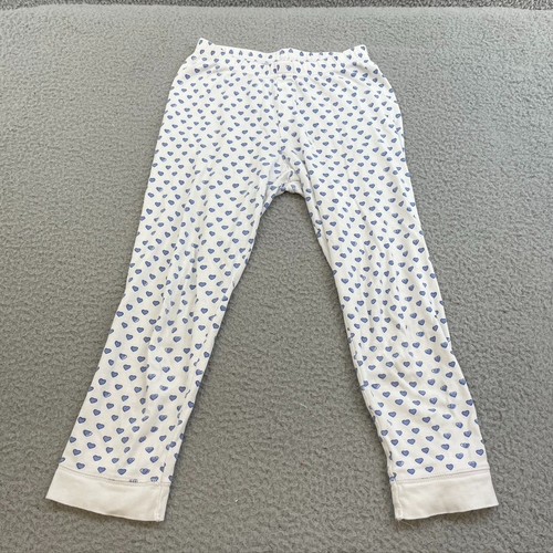 Roller Rabbit Cotton Pajama Long Sleeve Pants Girls 10 Blue Heart Sleep Comfort - Picture 6 of 10