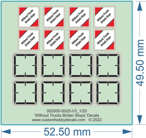 Australia Truck (Without Trucks Australia Stops) - Multi Scales - Water Decal - Picture 4 of 6