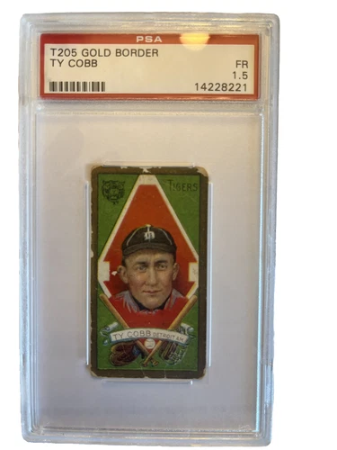1911 t205 Ty Cobb psa (Polar Bear Cigarettes)