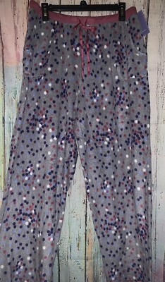*New* XL Light Gray Poka Dotted Pajama Bottoms