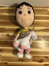 Despicable Me Agnes with Fluffy Unicorn Plush Doll 15 Inch