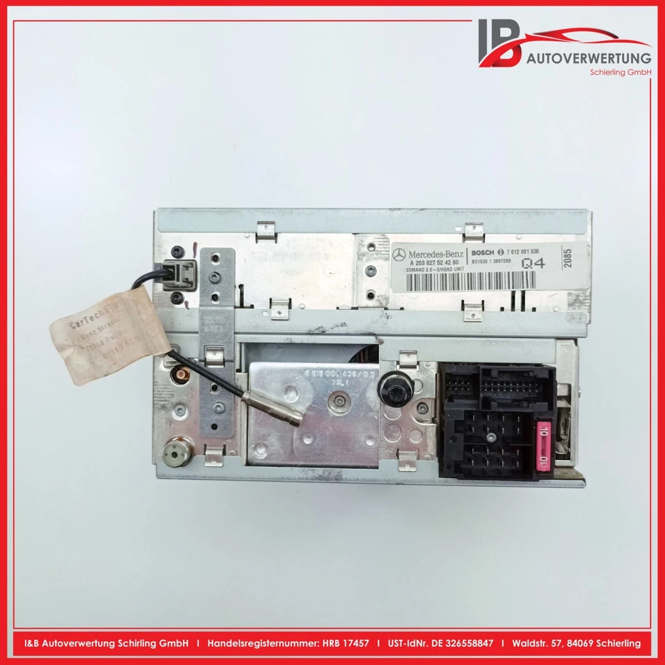 MERCEDES C-KLASSE W203 C200 KOMPRESSOR Navigationssystem Autoradio A2038275242 - Bild 3 von 4