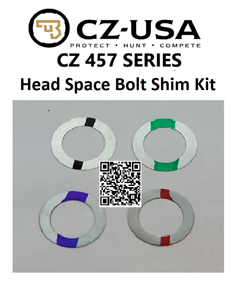 CZ 457 Head Space Bolt Shim Kit | eBay