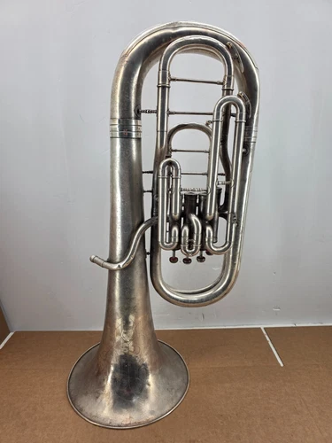 Conn 4 valve Euphonium  in used condition with original case, age 1920s 402640