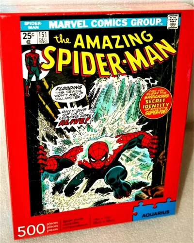 Aquarius The Amazing Spider-Man Marvel Comics 500pc Premium Puzzle New Sealed