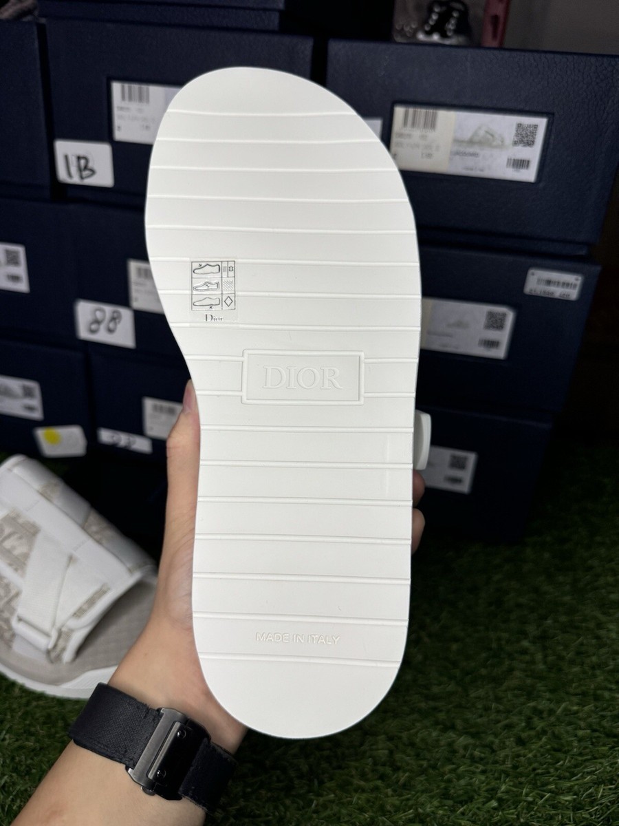 Dior ディオール Size 46 (US 13) - Dior Alpha Sandal Slides ' White ' | BRAND