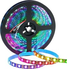 Bright 12V 5M 16.4ft 2835 RGB Waterproof SMD 300 LED Flexible Strip light USA