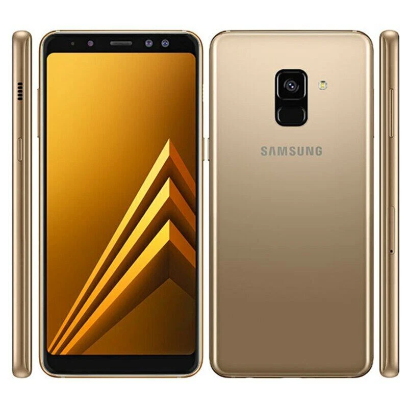 Teléfono inteligente Samsung Galaxy A8 (2018) A530F doble SIM 32 GB desbloqueado GSM/LTE 4G BUENO Foto 4 de 4