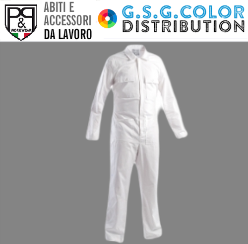TUTA INTERA DA LAVORO TIPO IMBIANCHINO COTONE 100% | eBay
