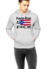 Puerto Rico Hoodie Puerto Rican Boricua Taino Boriqueneers Men Gray Pullover