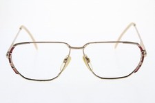 VTG Metzler 0731 362 Gold Geometric Aviator Eyeglasses Germany 58/12-135 Aviator