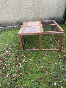 large folding rabbit run