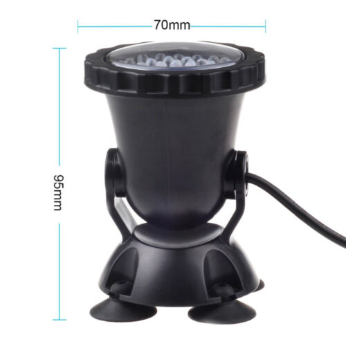 4x Submersible 36 LED RGB Pond Spot Lights Underwater Pool Fountain + Remote USA - Picture 4 of 12