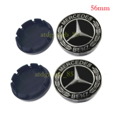 4x 56mm Für Mercedes Benz Car Logo Radmitte Nabendeckel Nabenkappen Felgendeckel