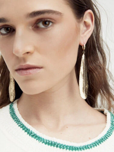 Pendientes de Moda Free People Pluma