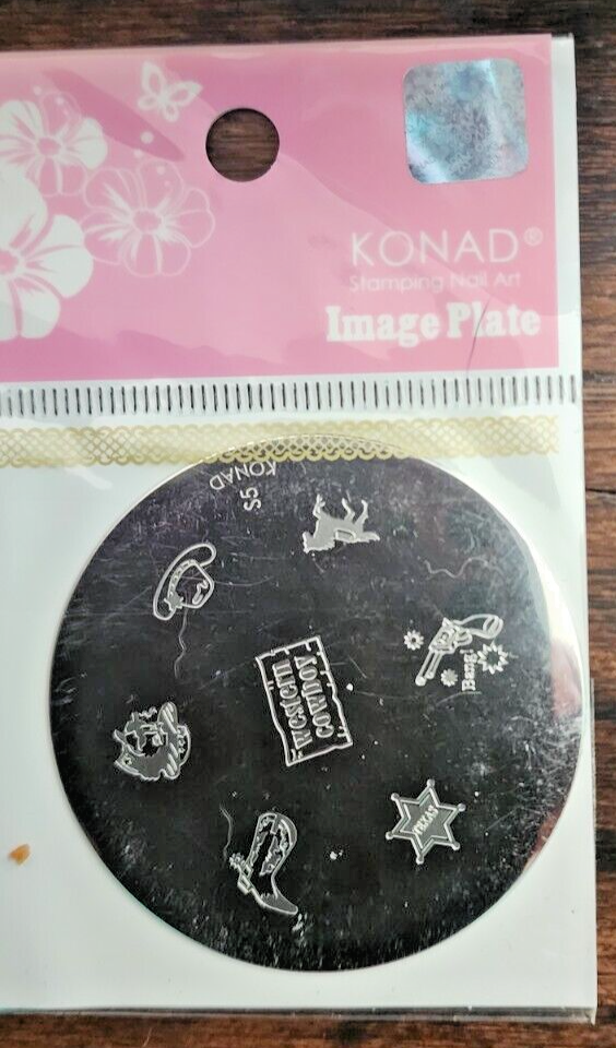 Konad S5 Stamping Nail Art Image Plate - New