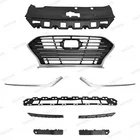 For Sonata 2018-19 Upper Grille/Lower Grill/Trims/Radiator Cover/Bumper Brackets