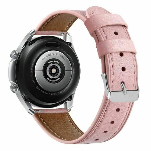 For Samsung Galaxy Watch 3 41 / 45mm R840 R850 /LTE Leather Wrist Band Strap - Picture 2 of 6