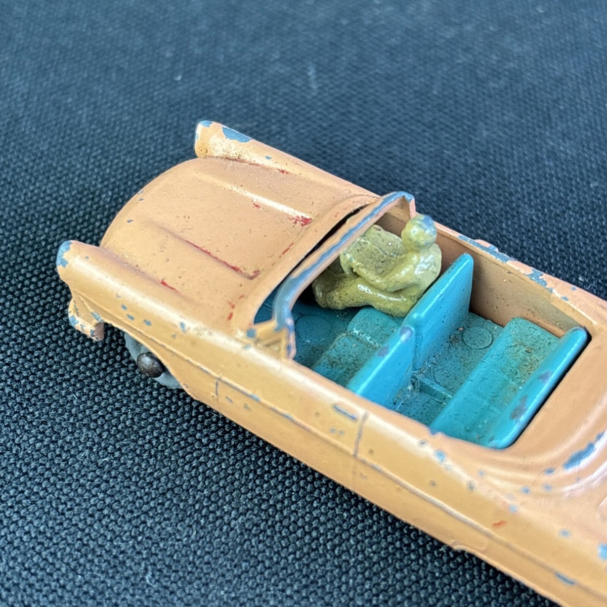LESNEY MATCHBOX MOKO ORIGINAL 33a FORD ZODIAC B BOITE SEULEMENT très