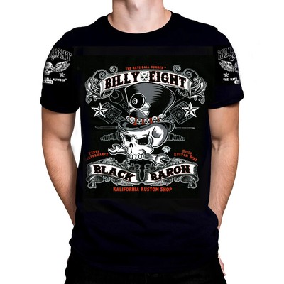 Billy Eight - BLACK BARON - Herren T-Shirt - Biker, Rock-a-Billy USA