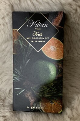 KILIAN Fresh Mini Discovery Set 5 EDP Sprays ~ 1.5ml/0.05oz Each ~ NIB