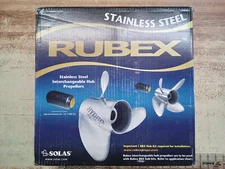 Solas Rubex HR4 4-Blade Propeller 9454-130-21 13" Diameter 21" Pitch LEFT ROTATE