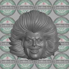 Granny Goodness v2 custom head for McFarlane DC Multiverse & other figures