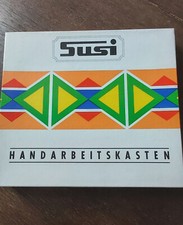 DDR Spielwaren Webrahmen Susi Handarbeitskasten  VEB Kamenzer Spielwaren