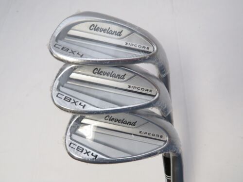 NEW Cleveland CBX4 ZipCore Wedge Set 52 56 60 KBS Hi-Rev 2.0 115 Stiff Flex