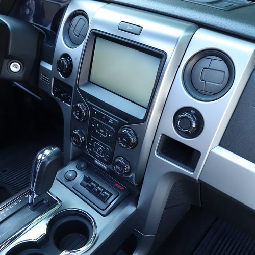 For Ford F150 2013-2014 Center Console Switch Knob Cover Trim Ring Carbon Fiber - Picture 8 of 10