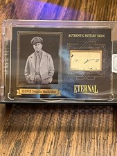 GENERAL DOUGLAS MACARTHUR 2024 ETERNAL CUTS LEADERS AUTHENTIC LETTER RELIC /75