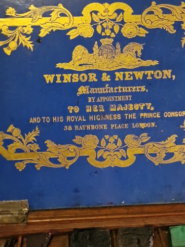 An Antique Winsor & Newton Mahogany Artist Box Late 19th Century - Picture 19 of 24