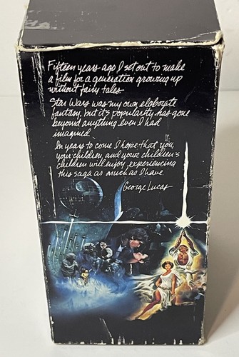 Star Wars CBS FOX Original Trilogy VHS Box Set 1992 Complete 3 Video Tapes - Picture 4 of 24