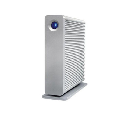 LACIE 1TB d2 Quadra External Hard Drive 710377 w/ PSU, USB Cable 