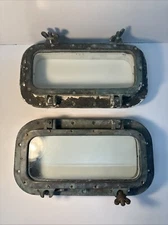 Bronze Rectangular Porthole 15" x 8-1/4" overall (One Available)