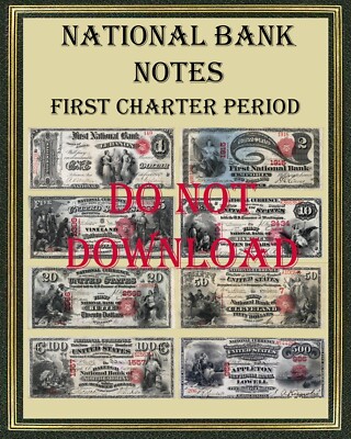 Poster 1st Charter Period National Currency Notes 16