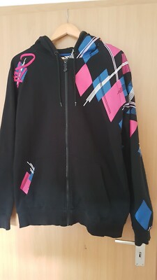 K1X Jacket, Zipper Basketball Skater Hip Hop Vintage Black Black Kickz 90's 90s