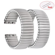 Elastic Stainless Steel Watch Strap for Swatch 17mm Classic Men Women Bangle