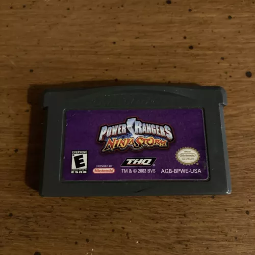 Power Rangers Ninja Storm (Nintendo Game Boy Advance GBA) *AUTHENTIC CART*