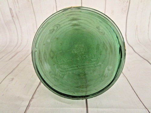 Mastercraft pipes green glass bottle with moon & star vintage Italy Golden Work - Picture 3 of 8