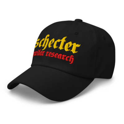 Schecter Guitar Research Logo Inspired Embroidered Adjustable Classic Dad Hat