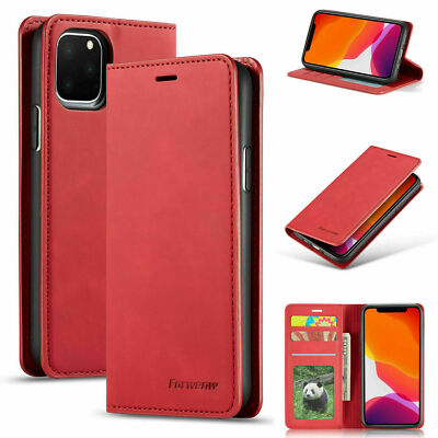 Leather Case For iPhone 16 15 14 13 12 11 Pro Max XS XR Flip Wallet Phone Cover