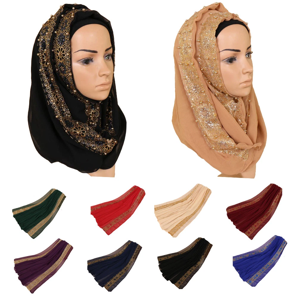 FakeFace Sciarpa da donna musulmana scialle pullover monopezzo lungo preghiera Hijab Muslimah un pezzo Hijab Chadors Arabia turbante islamico Medio Oriente copertura completa sciarpe anti-UV Maxi