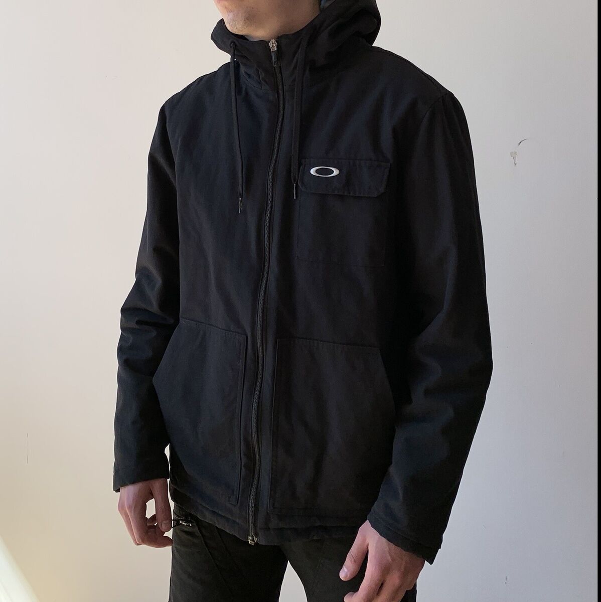 Oakley Light 3-Pockets Black Jacket Vintage | eBay
