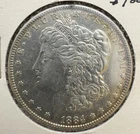 1884 $1 Morgan Silver Dollar