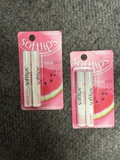 2 Twin Packs Softlips Lip Protectant Balm Sunscreen Spf 20 Watermelon Twin Pack