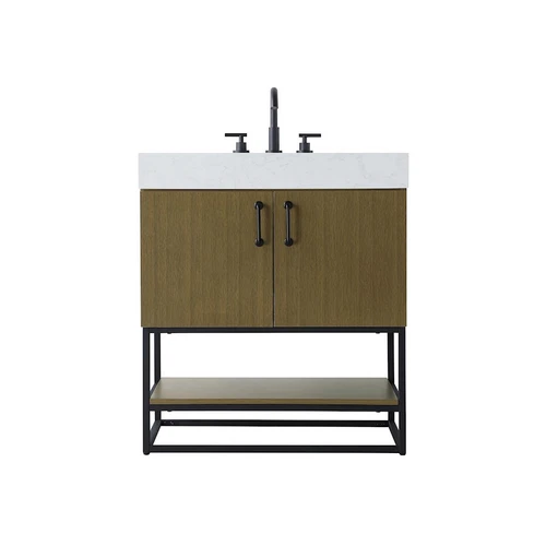 Elegant Kitchen/Bath Caroline 30" Bathroom Vanity, Chestnut Brown - VF29230MCB - Picture 1 of 1