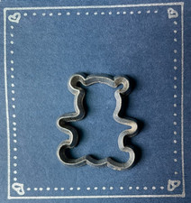 Ann Clark Vermont Collection Pewter Cookie Cutter Pin Teddy Bear 1995 USA Made!