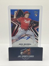 2026 Topps Series 1 Zach Maxwell Baseball Stars Auto RC #BSA-ZAM Blue 150/150